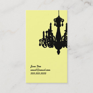 Chandelier Calling Card