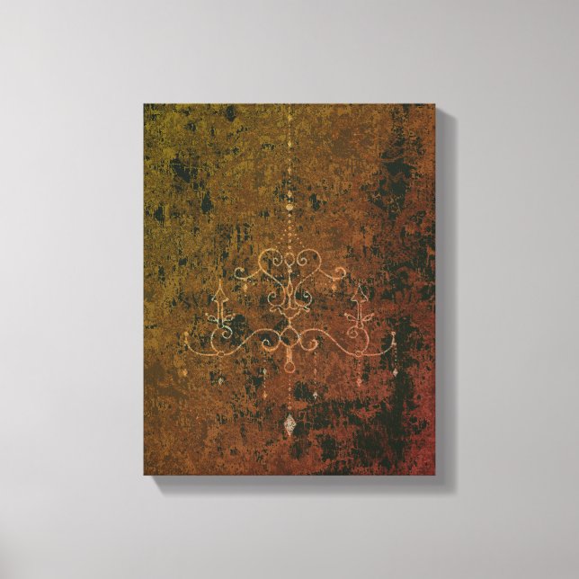 Chandelier CHANGE COLOR - Wrapped Canvas (Front)