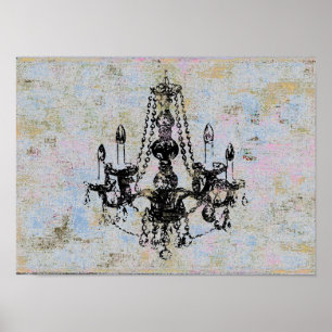 Chandelier Elegance ~ Print / Poster