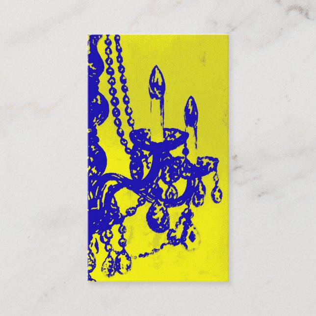 Chandelier Glamour ~ Business Card (Front)