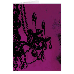 Chandelier Glamour ~ Card / Invitations