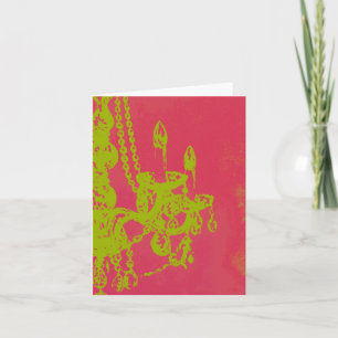 Chandelier Glamour ~ Card / Invitations