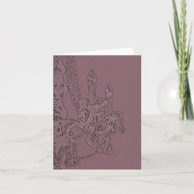Chandelier Glamour ~ Card / Invitations (Front)