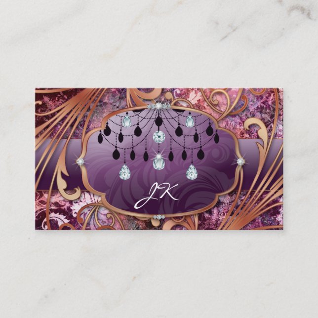 Chandelier Interior Design Real Estate Real Estate Business Card (Front)