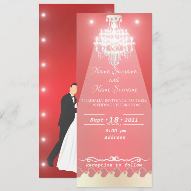 Chandelier Invitation (Front/Back)