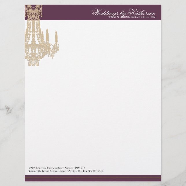 Chandelier Letterhead (Front)