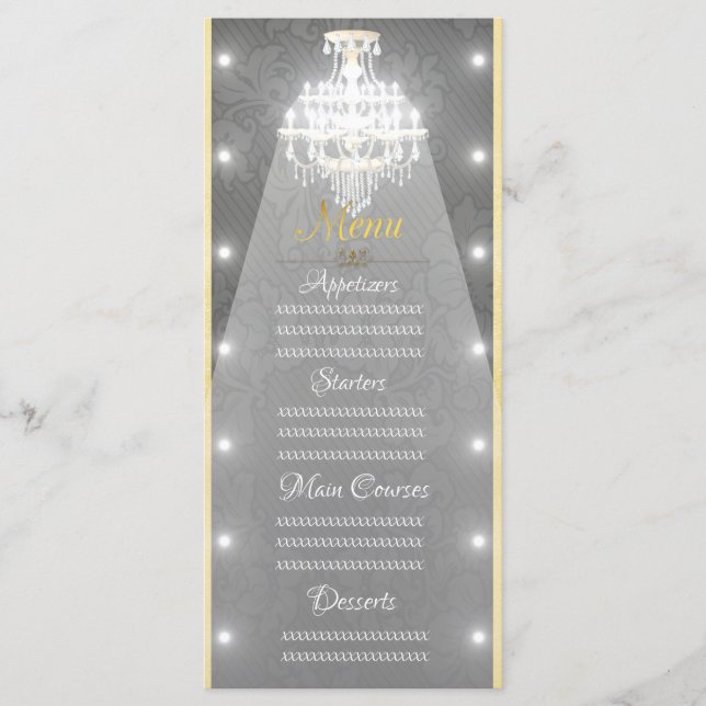 Chandelier Menu (Front)