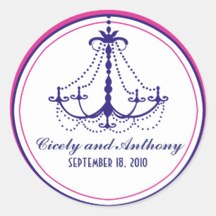 Chandelier Monogram Sticker