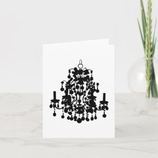 Chandelier Note Card