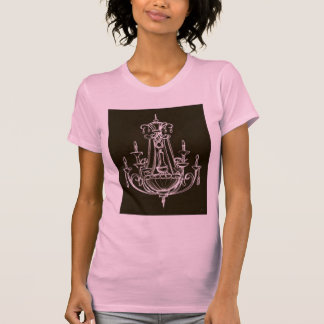 Chandelier Pink and Black Tank Top