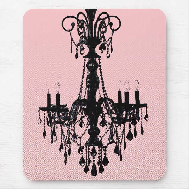 Chandelier & Pink Mouse Mat (Front)