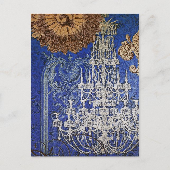 Chandelier Romance ~ Postcard Mail Decorate (Front)