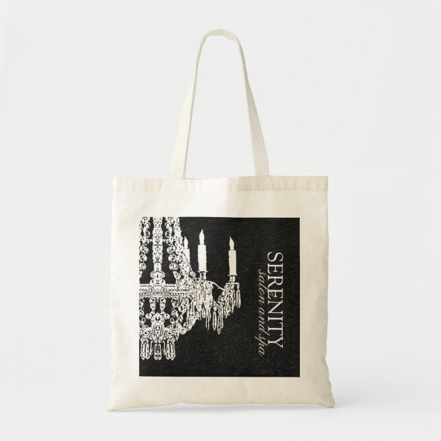 Chandelier Salon Tote Bag (Front)