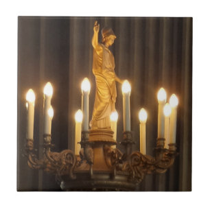 Chandelier Small (4.25" x 4.25") CeramicPhoto Tile