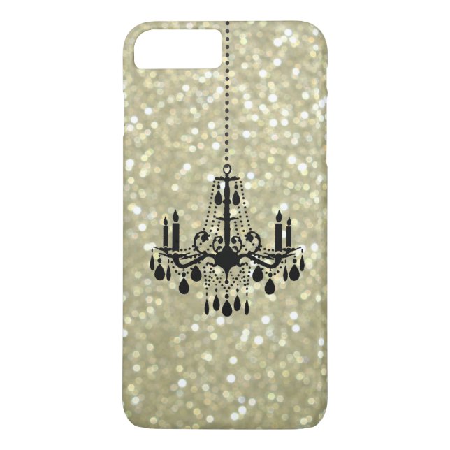 Chandelier Sparkly Gold iPhone 7 Plus Case (Back)