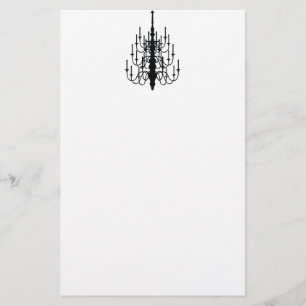 chandelier stationery