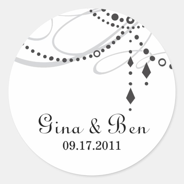 Chandelier Sticker Label (Front)