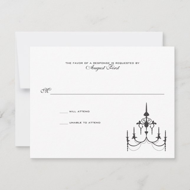 Chandelier Wedding Response (Front)