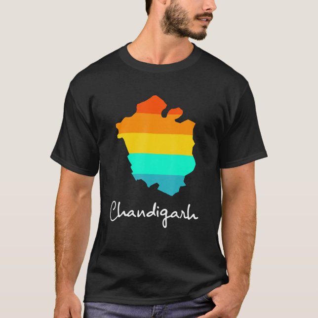 Chandigarh Proud Indian State Of Origin Garment De T-Shirt (Front)