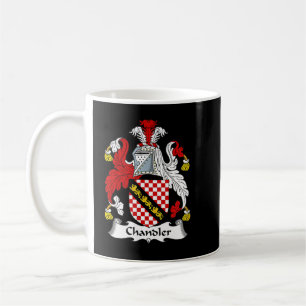 Chandler Coat of Arms Family Crest Coffee Mug