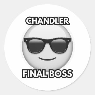 Chandler Final Boss Cool Emoji Sticker