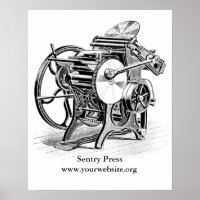 Chandler & Price letterpress poster