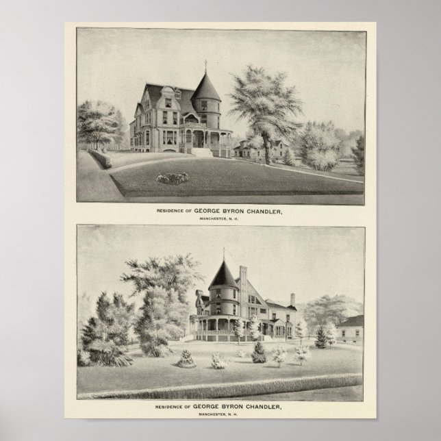 Chandler residence, Manchester, NH Poster (Front)