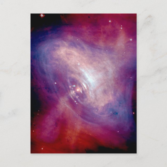 Chandra Crab Nebula NASA Space Postcard (Front)
