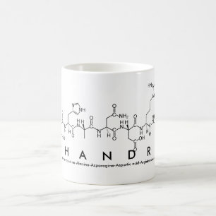Chandra peptide name mug
