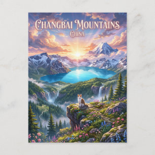 Changbai Mountains China Postcard