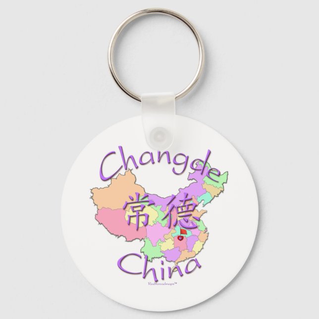 Changde China Key Ring (Front)