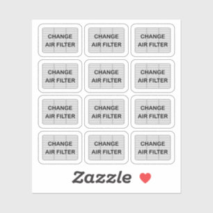 Change Air Filter Chores Reminder Calendar Planner