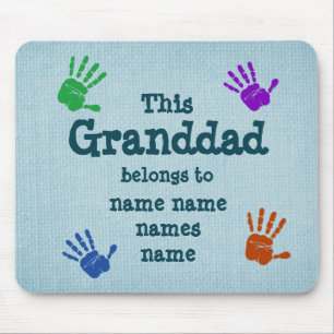 Change ALL Names This Grandad Belongs to . . Mouse Mat