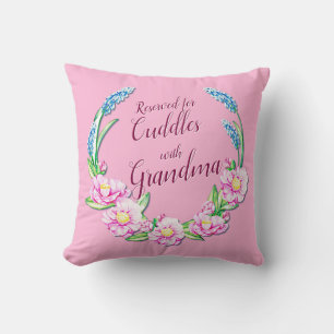 Change ALL Text Add Name Reserved Cuddles Grandma Cushion