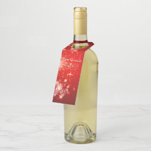 Change ALL Text Organisation Christmas Party Bottle Tag