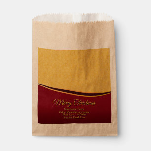 Change ALL Text Organisation Christmas Party Favour Bags