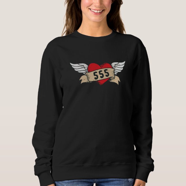 Change Angel Number 555 Sweatshirt (Front)