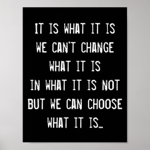 Change Awareness Inspirational Quote Wisdom Poster