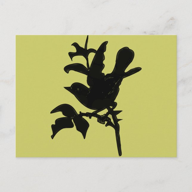 Change Background Colour Postcard (Front)