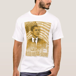 "Change" Barack Obama Gold T-Shirt