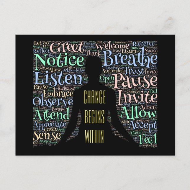 Change Begins postcard (Front)