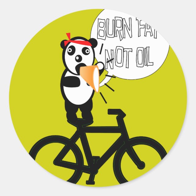 Change colour background classic round sticker (Front)