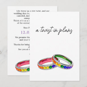 🌈 Change date Intertwined in Pride Enclosure Card