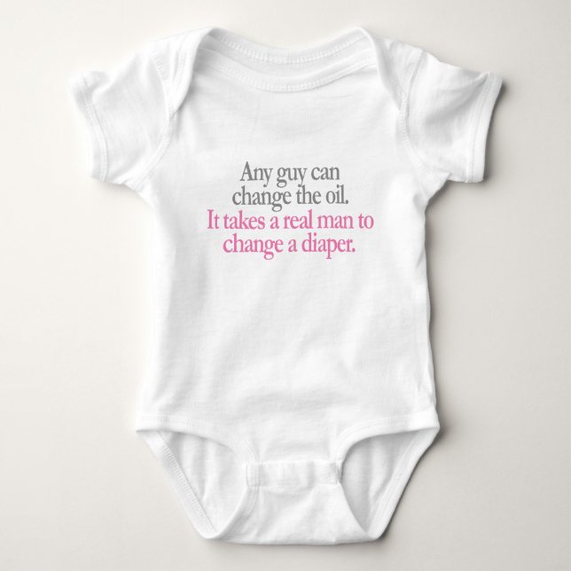 Change Diaper G Baby Bodysuit (Front)