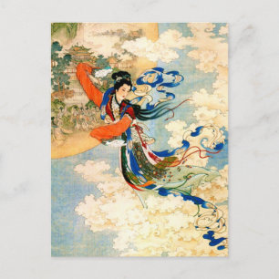 Chang'e Flying to the Moon Postcard