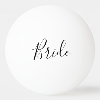 Change Font - Custom Bride  Ping Pong Ball