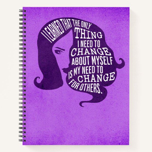 Change for Others Self Love Journalling Notebook (Front)