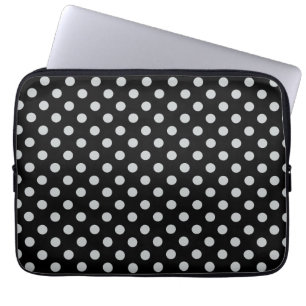 Change Grey Polka Dots Any Color Click Customize Laptop Sleeve
