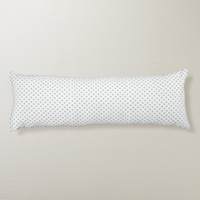 Change Grey Polka Dots Any Colour Click Customise Body Cushion (Back)