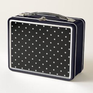 Change Grey Polka Dots Any Colour Click Customise Metal Lunch Box